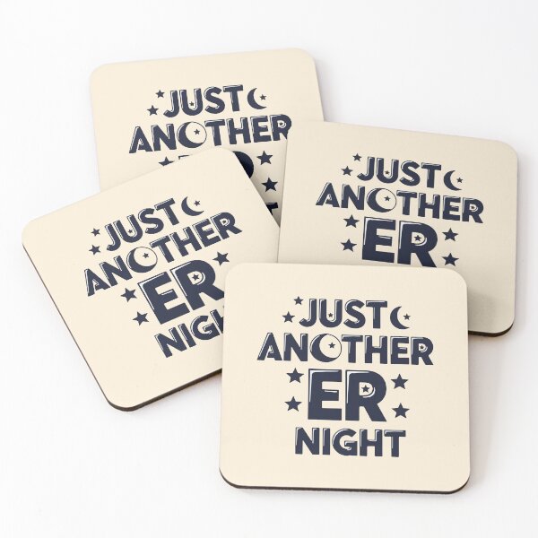Item preview, Just Another ER Night Funny Night Shift Nurse Gift Design designed and sold by Dantin.