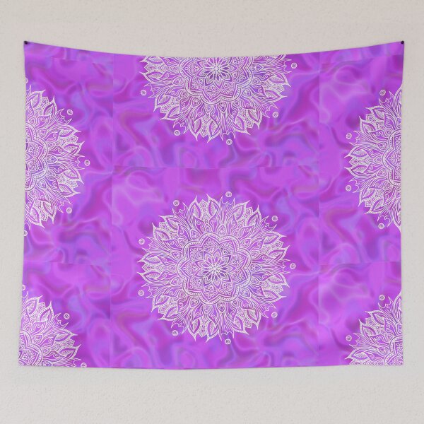 Item preview, Flowing Mandala - Purple Holo designed and sold by halconiandesign.