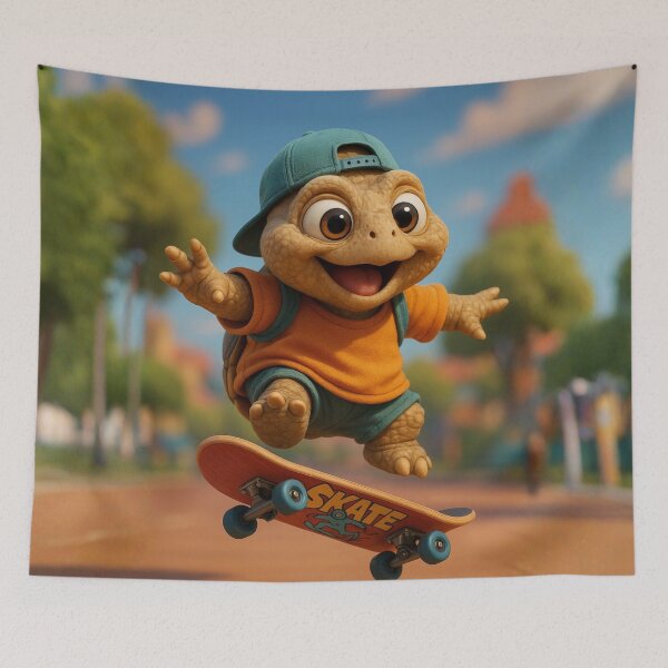 Item preview, Skater Sulcata Tortoise designed and sold by Sillytoe.