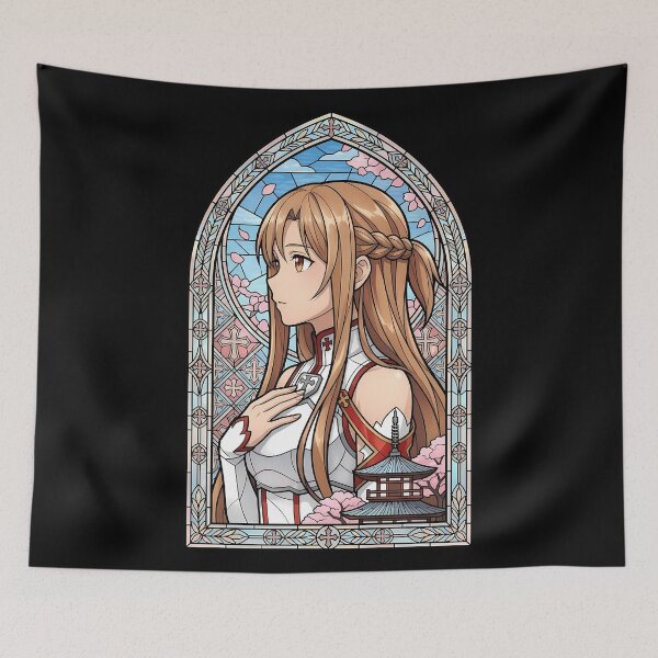Item preview, Asuna Sword Art Online Cherry Blossom Stained Glass designed and sold by mildaclairmo.