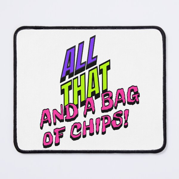 Item preview, All That And A Bag Of Chips Retro 90s Design | Neon Throwback Typography designed and sold by Retro Callback.