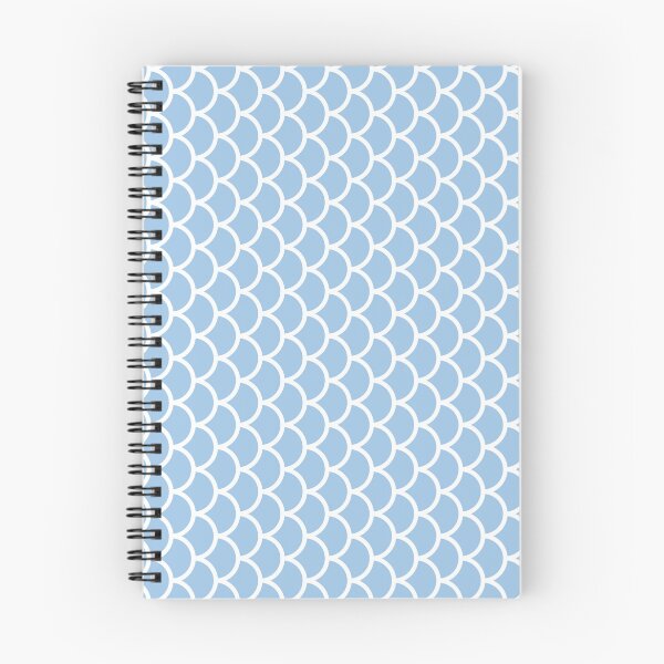 Item preview, Baby Blue And White Fish Scales Pattern designed and sold by pattern-archive.