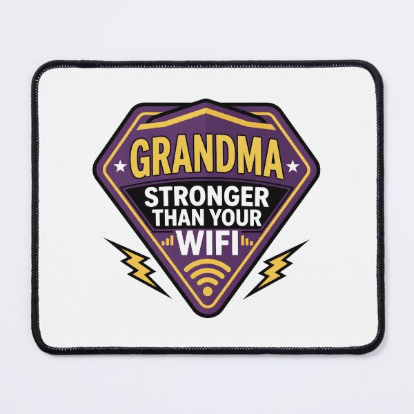 Item preview, Funny Grandma WiFi Shirt – Stronger Than Your Signal Tee designed and sold by relso.