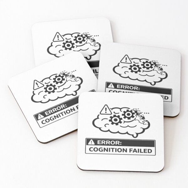 Item preview, Cognition Failed Brain Error Tech Design designed and sold by MS-DesignArt.