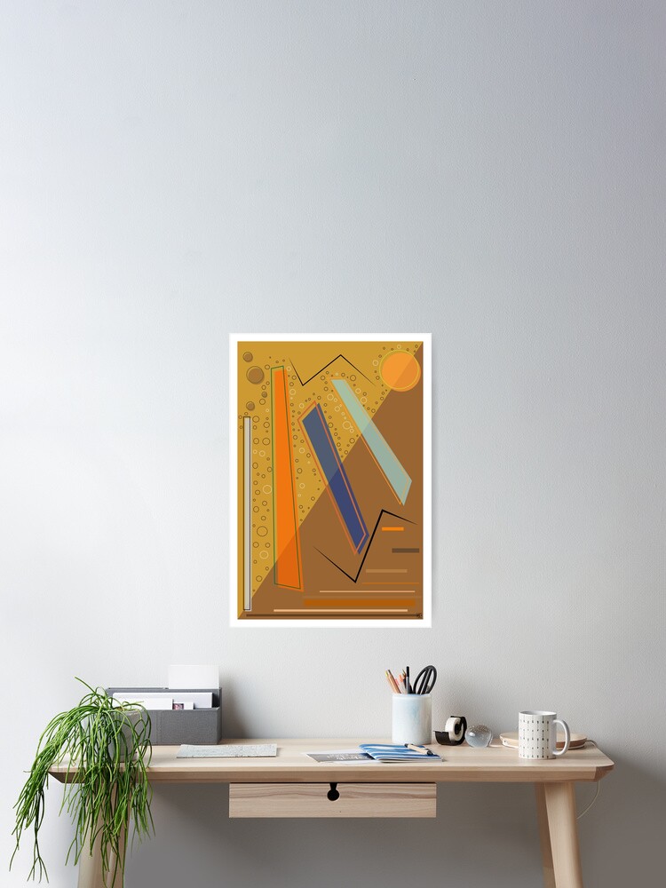 Aperçu 2 sur 3. Poster avec l'œuvre 56 créée et vendue par studio6o7.