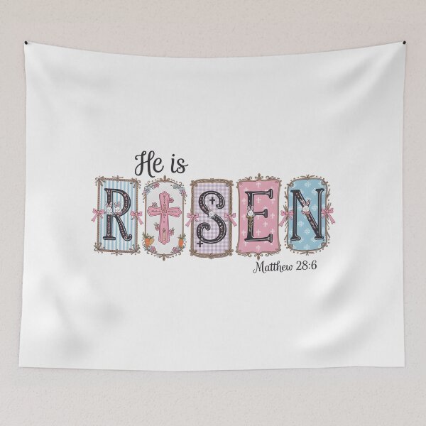 Item preview, He Is Risen Easter Christian Faith Gift designed and sold by ShopVelona.