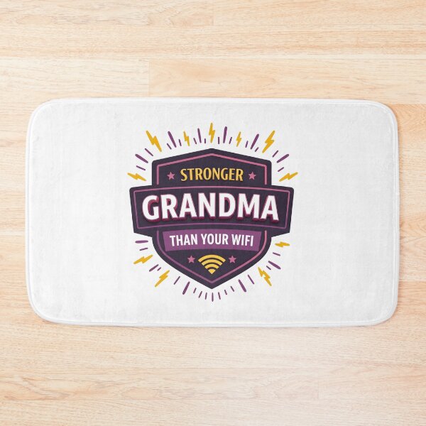 Item preview, Grandma Power Shirt – Stronger Than WiFi Funny Tee designed and sold by relso.