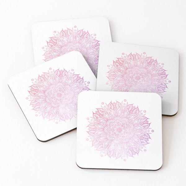 Item preview, Flowing Mandala - Pink Pastel designed and sold by halconiandesign.