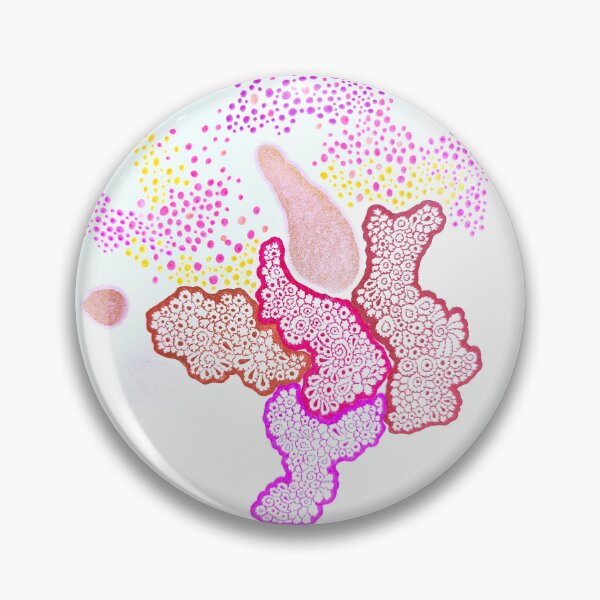 Item preview, Abstract Pink Cellular Pattern – Organic Biomorphic Design designed and sold by oneohoneStore.