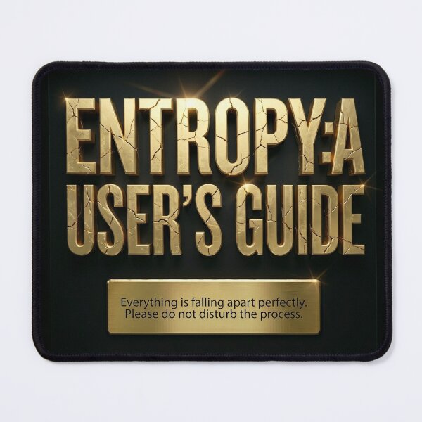 Item preview, Entropy: A User's Guide | Beautiful Chaos Scientific Quote designed and sold by Of Bone and Bloom.