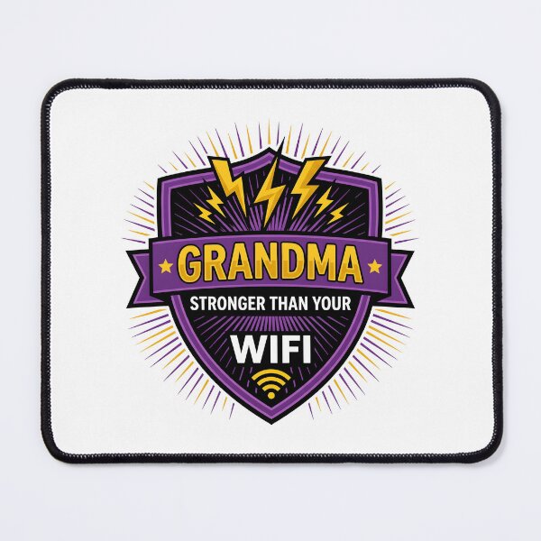 Item preview, Strong Grandma Shirt – Funny WiFi Joke Graphic Tee designed and sold by relso.