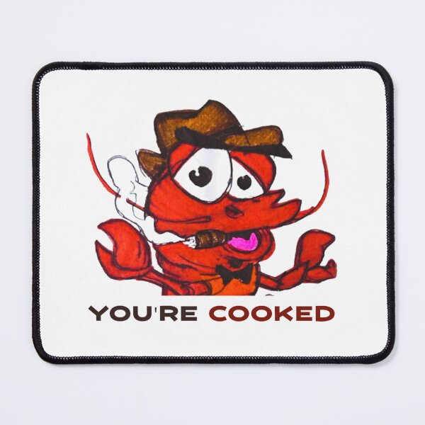 Item preview, UR Cooked - Mobster Lobster designed and sold by MyBottomShelf.