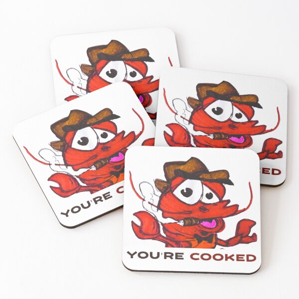 Item preview, UR Cooked - Mobster Lobster designed and sold by MyBottomShelf.