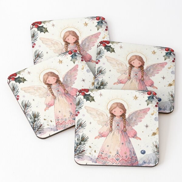 Item preview, vintage christmas angel designed and sold by soulfulpalette.