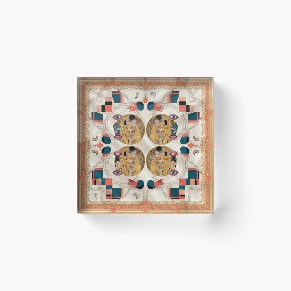 Item preview, Gold, blue, red. Abstraction. designed and sold by Natalia-Vlad.