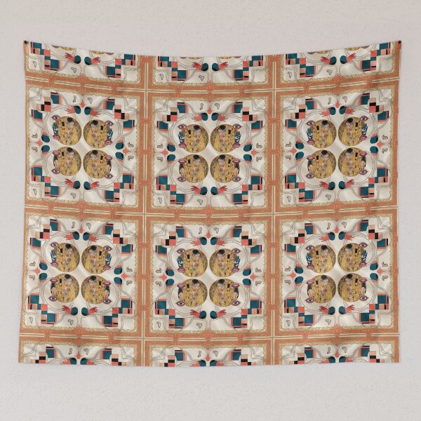 Item preview, Gold, blue, red. Abstraction. designed and sold by Natalia-Vlad.