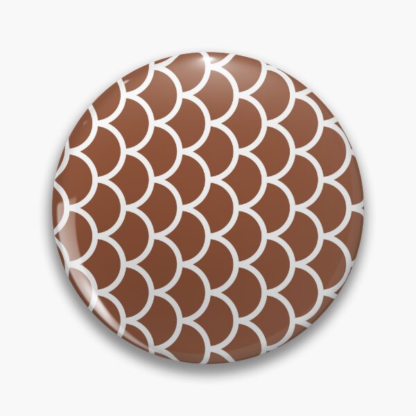 Item preview, Copper And White Fish Scales Pattern designed and sold by pattern-archive.