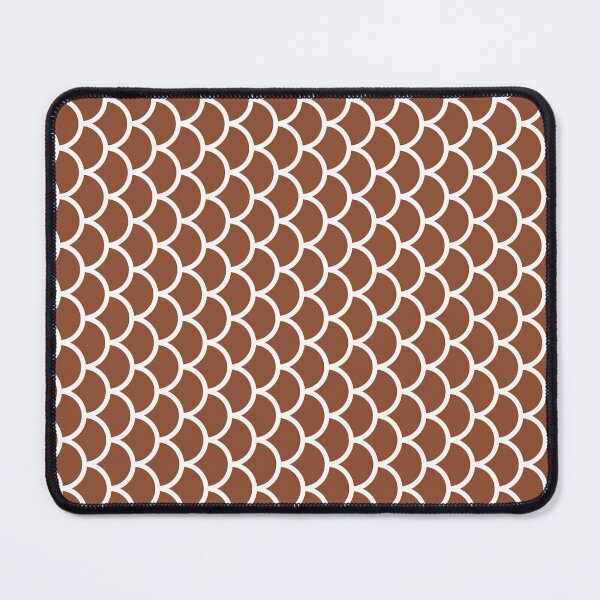 Item preview, Copper And White Fish Scales Pattern designed and sold by pattern-archive.