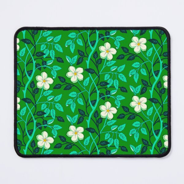 Item preview, Green climbing flower vines designed and sold by Jennifer Ladd.