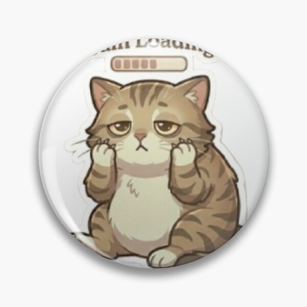 Item preview, Brain Loading Cat Shirt – Funny Confused Cat Meme designed and sold by Meowza Studio.
