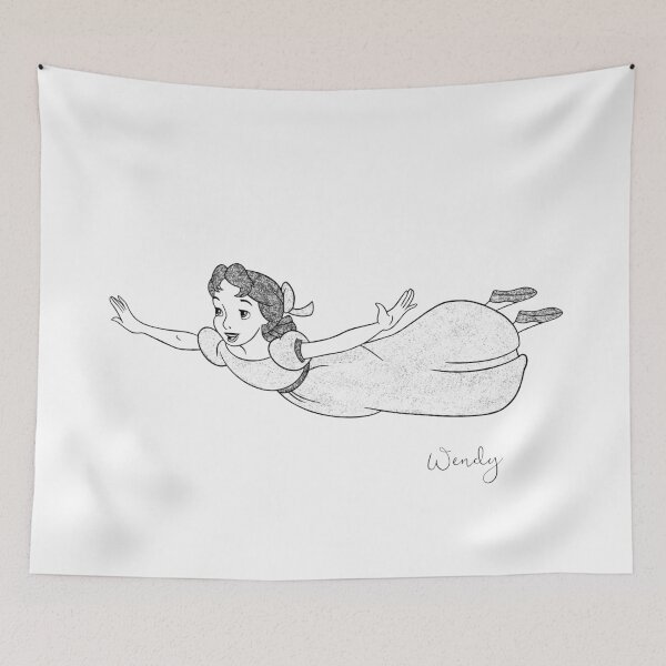 Item preview, Wendy · Dream Flying Girl · Calligraphy designed and sold by Atropa Parcae.