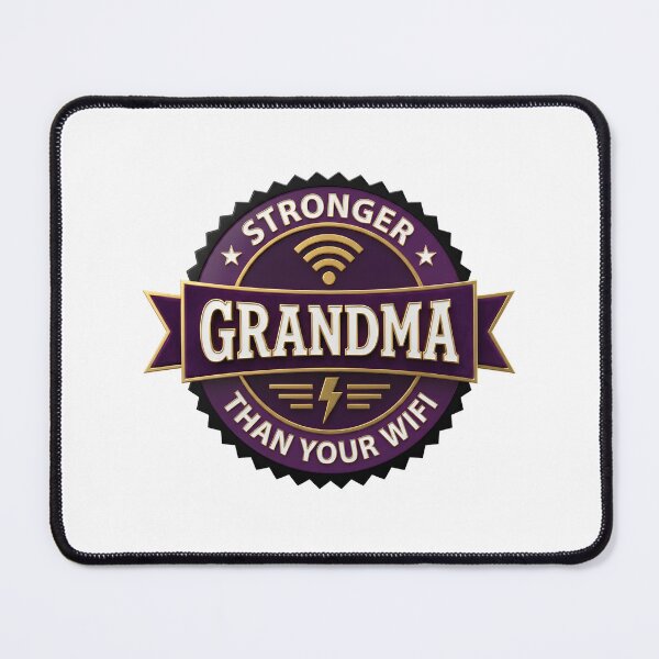 Item preview, WiFi Joke Grandma Shirt – Stronger Than Your WiFi Tee designed and sold by relso.