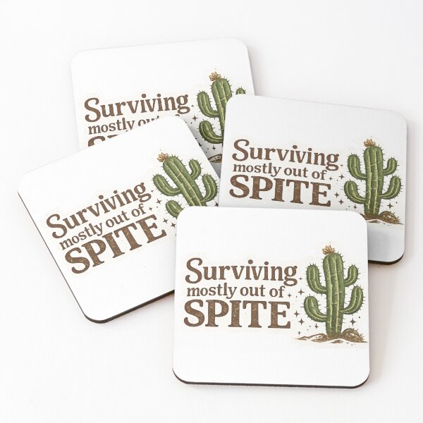 Item preview, Surviving Mostly Out of Spite Cactus designed and sold by Path to Somewhere .