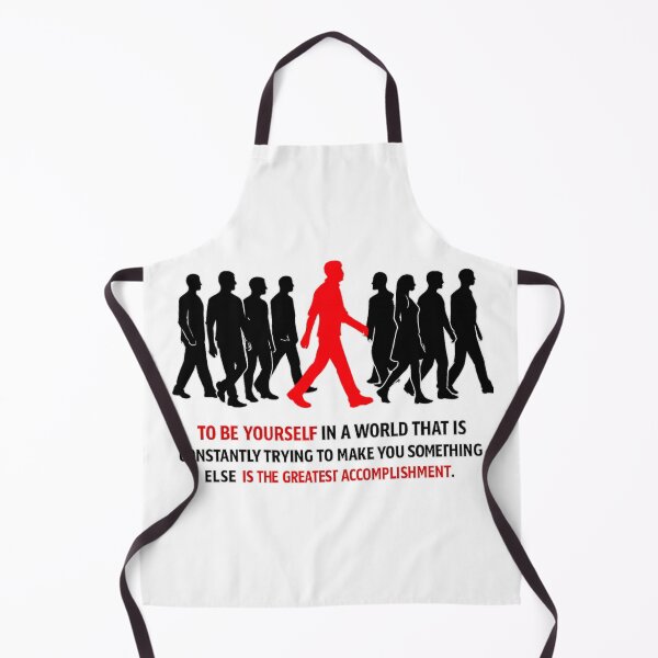 Item preview, Stand Out From The Crowd – Be Yourself Motivational Quote | Red Silhouette Individuality Design designed and sold by Donsean22.