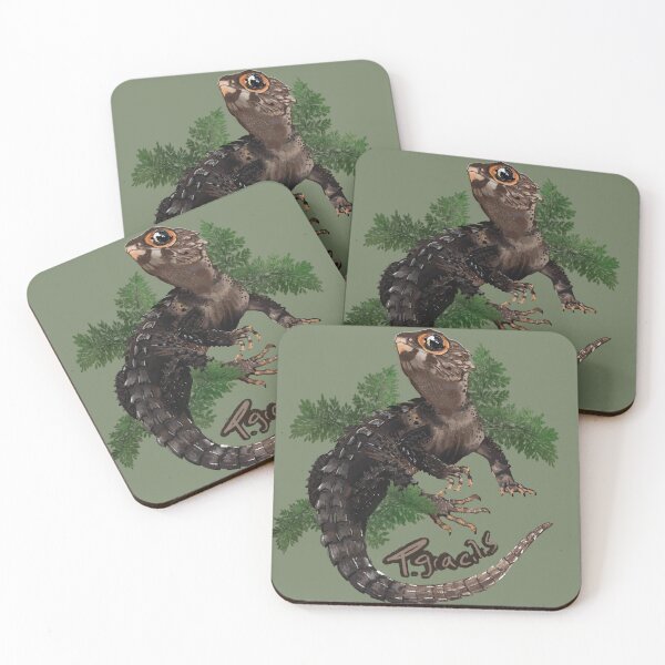 Item preview, Red Eyed Crocodile Skink (Tribolonotus gracilis) designed and sold by Saber’s Stuff!.