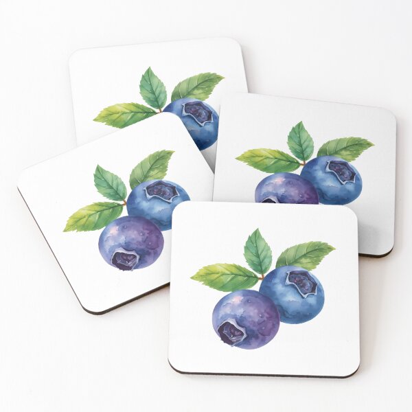Item preview, Watercolor Blueberry Fruit  designed and sold by silviaol.