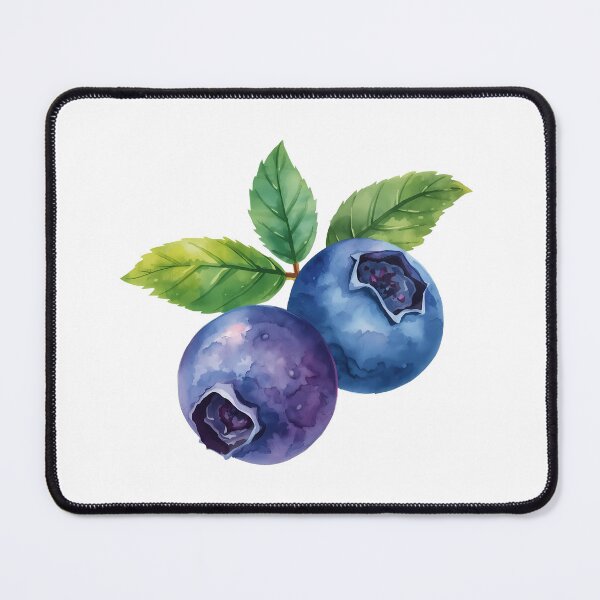 Item preview, Watercolor Blueberry Fruit  designed and sold by silviaol.