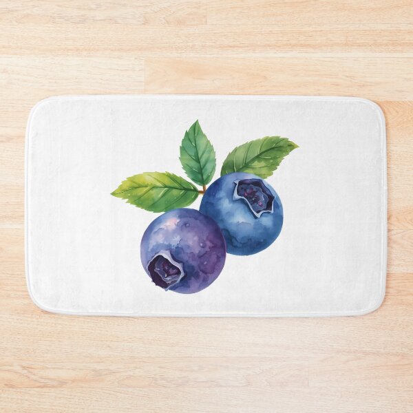 Item preview, Watercolor Blueberry Fruit  designed and sold by silviaol.