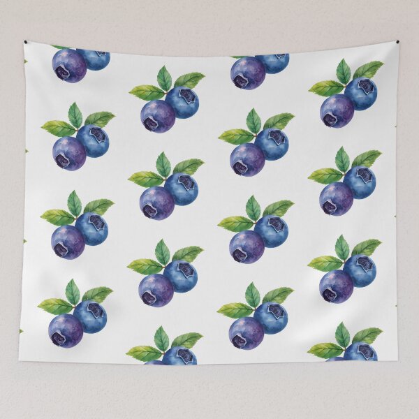 Item preview, Watercolor Blueberry Fruit  designed and sold by silviaol.