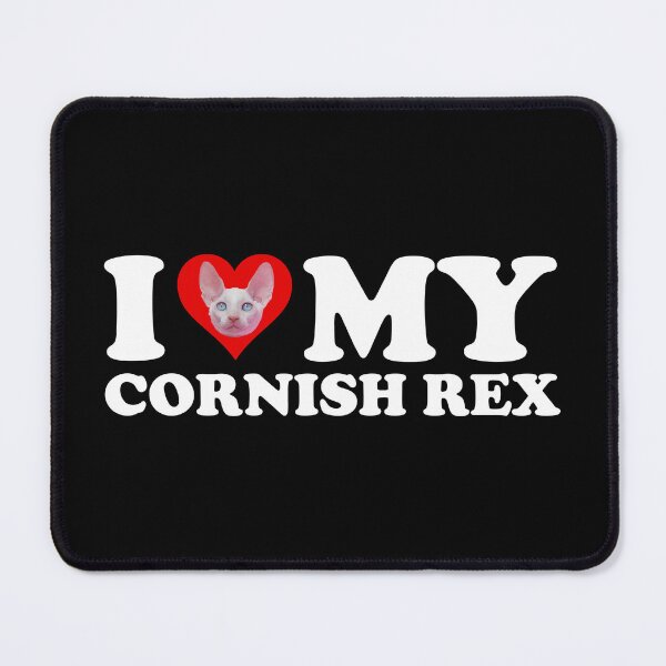 Item preview, I Love (Heart) My Cornish Rex designed and sold by Cat Lady Designs.