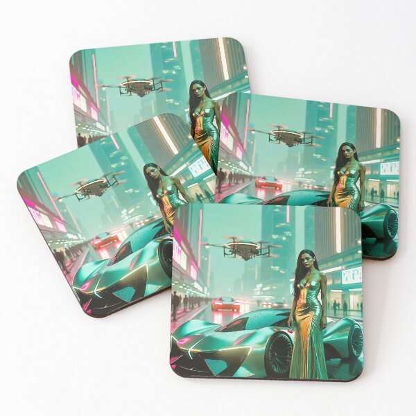 Item preview, Lady with Car AI Photo designed and sold by Creative Visualize.