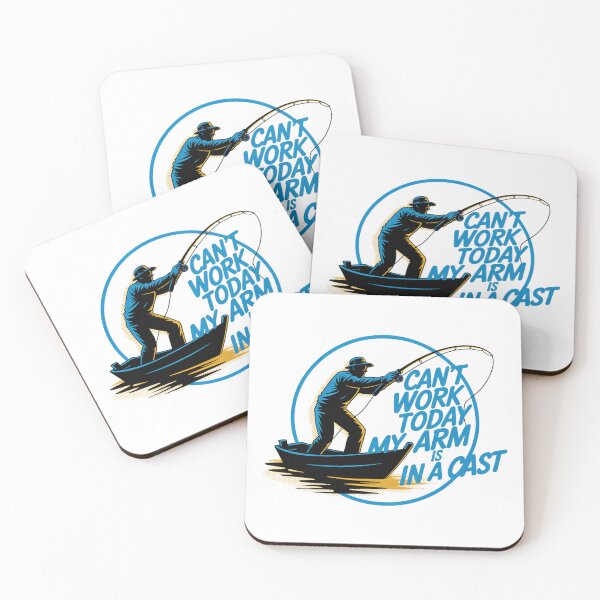 Item preview, Minimalist Fisherman Casting Riso Print Art designed and sold by Bloomkept.