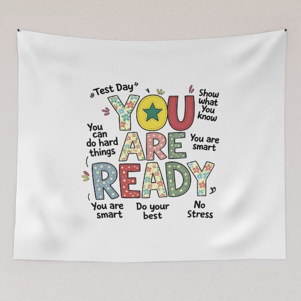 Item preview, You are Ready Testing Week Test Day Teachers Students  designed and sold by gear-posters.