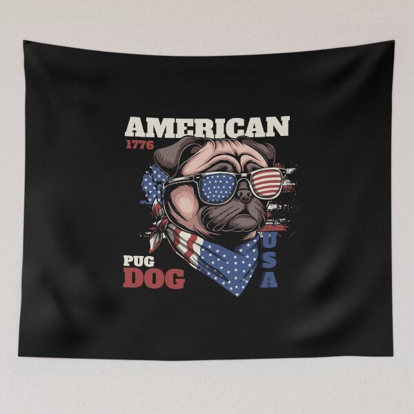 Item preview, 4th of July Miniature Schnauzer Dog American Flag Patriotic designed and sold by stylboutique.