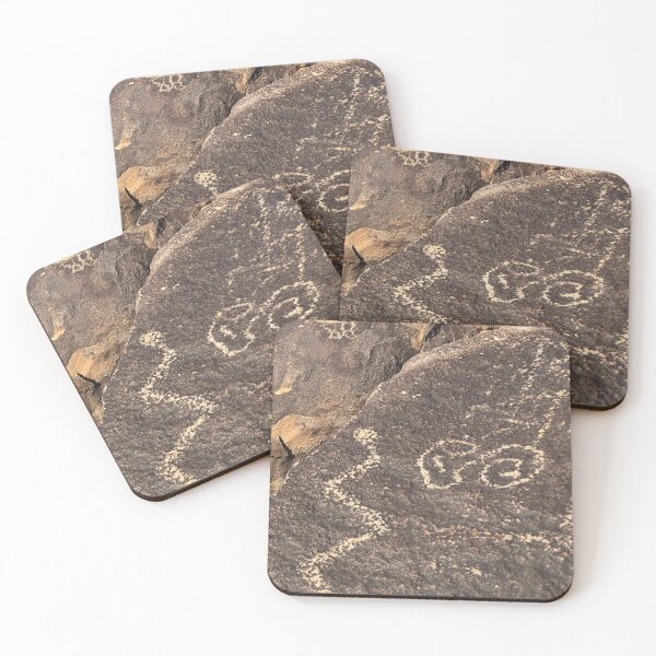 Item preview, Climbing Snake Hohokam Spiral Petroglyph Boulder designed and sold by AliveInTucson.