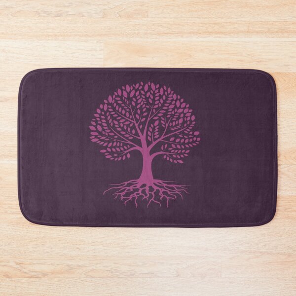 Item preview, color of the year 2023 Viva Magenta Tree with roots designed and sold by GulQari.