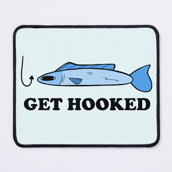 Item preview, Get Hooked Fish Illustration designed and sold by CloudClown.