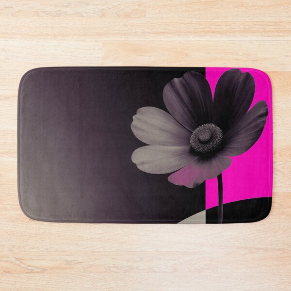 Item preview, Neon Noir Pink Cosmos: Electric Nature meets Geometry designed and sold by joycrysstudio.