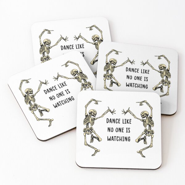 Item preview, “Dance like no one is watching” Skeleton Quote Funny Gothic Skeleton Design designed and sold by Lumennyxart.