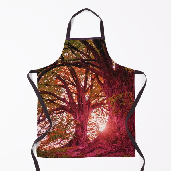 Item preview, Magenta Forest Trees – Vibrant Nature Photography Sunset Aesthetic designed and sold by GulQari.