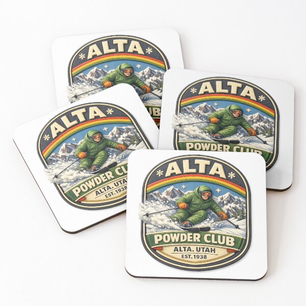 Item preview, Alta Powder Club Vintage Ski Badge designed and sold by Dresut.