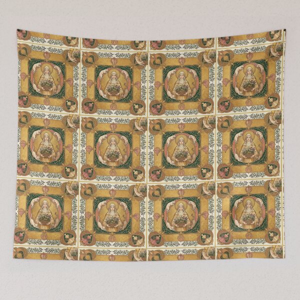 Item preview, Saint Gertrude of Nivelles with cats. designed and sold by Natalia-Vlad.