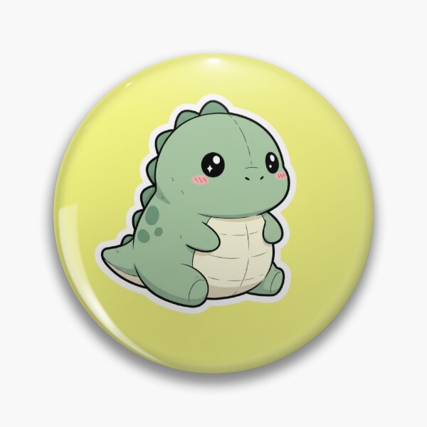 Item preview, Cute Kawaii Green Baby Dinosaur Adorable Tiny Dino Art designed and sold by bvdesignart.