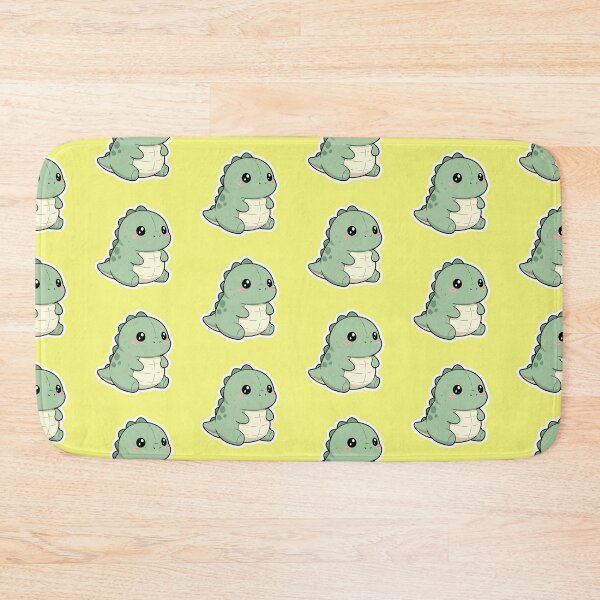 Item preview, Cute Kawaii Green Baby Dinosaur Adorable Tiny Dino Art designed and sold by bvdesignart.