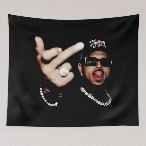 Item preview,  Chris Brown Vintage Middle Finger  designed and sold by Grand-graphic.