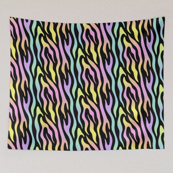 Item preview, Rainbow Zebra Dark designed and sold by Red Moon Rising.